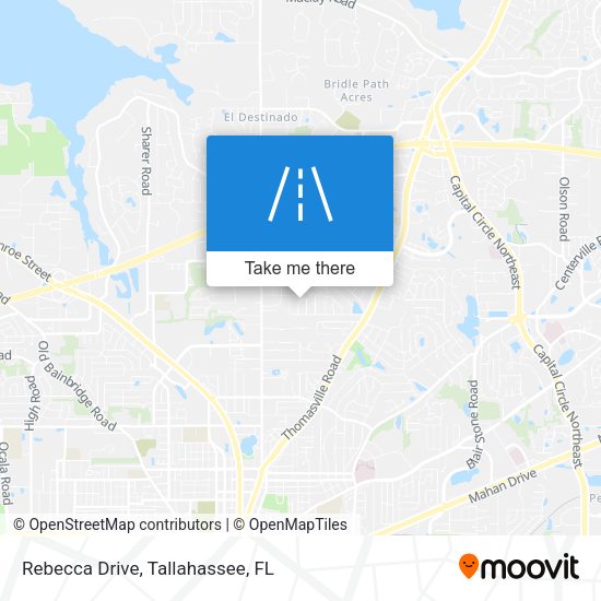 Mapa de Rebecca Drive