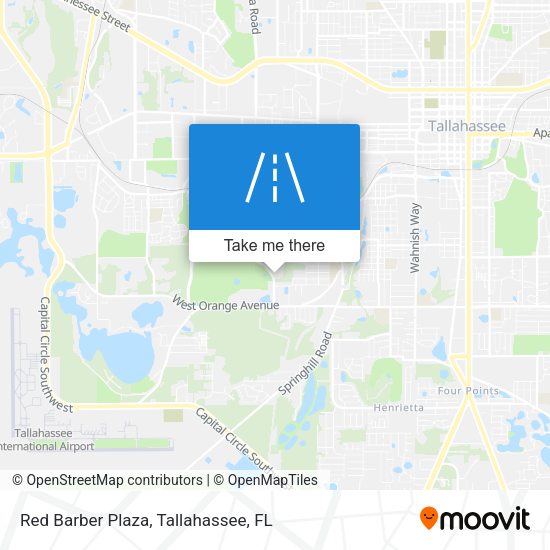 Red Barber Plaza map