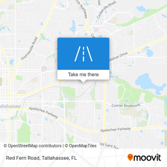Mapa de Red Fern Road