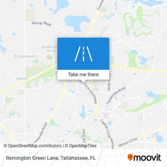 Remington Green Lane map