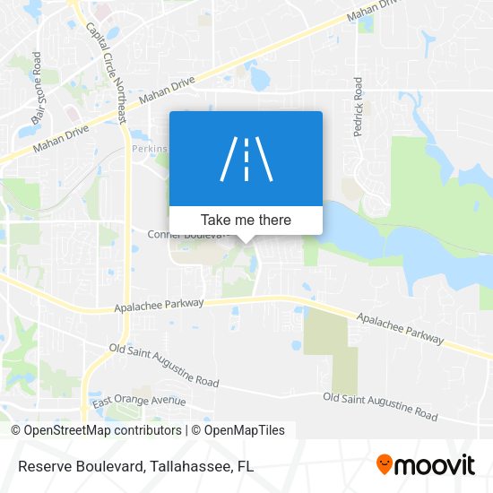 Mapa de Reserve Boulevard