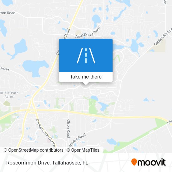 Roscommon Drive map