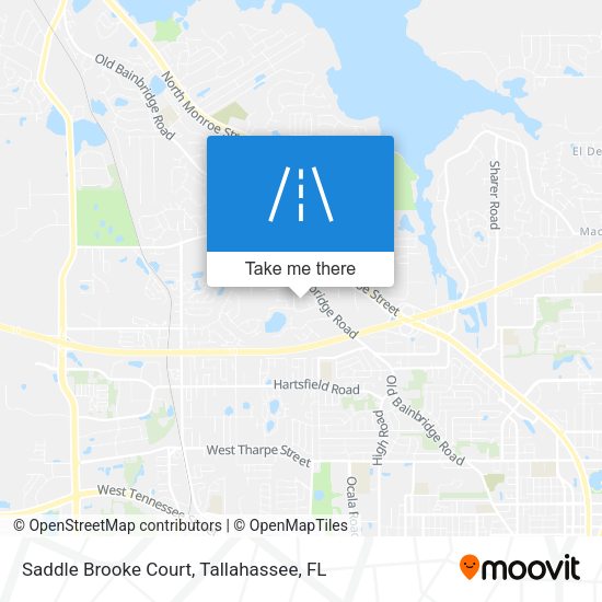 Mapa de Saddle Brooke Court