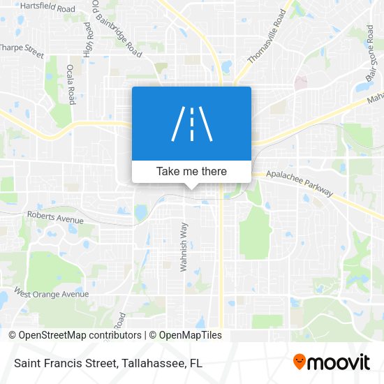 Saint Francis Street map