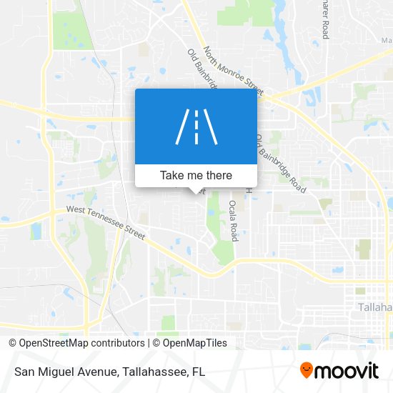San Miguel Avenue map