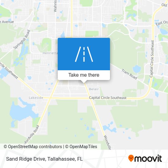 Sand Ridge Drive map