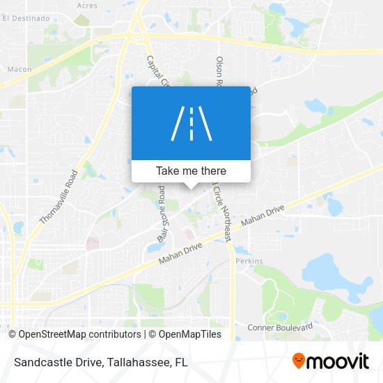 Mapa de Sandcastle Drive