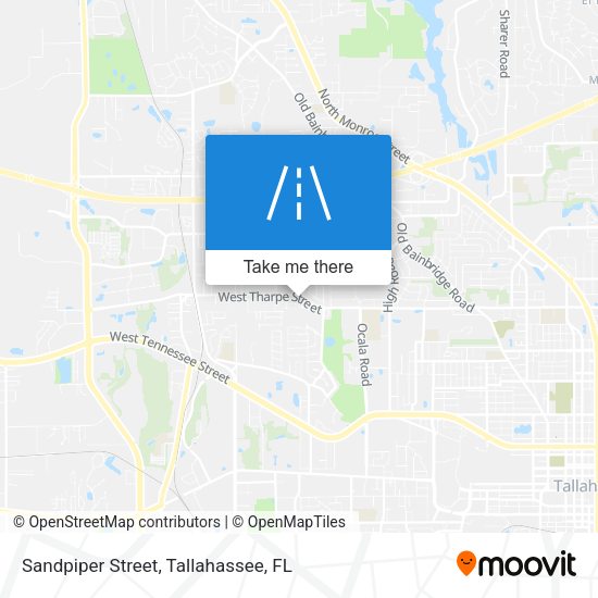 Sandpiper Street map