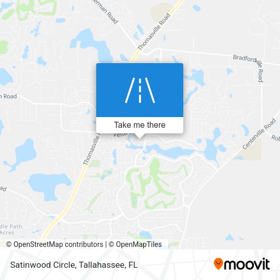 Satinwood Circle map