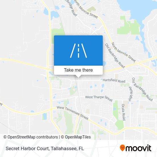 Mapa de Secret Harbor Court