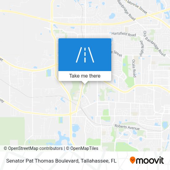 Mapa de Senator Pat Thomas Boulevard