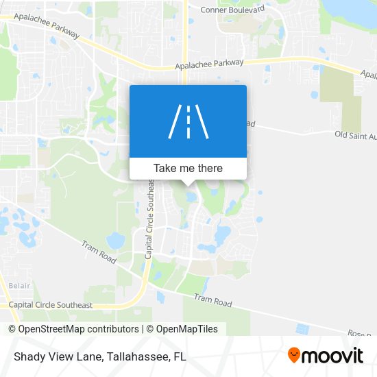 Shady View Lane map