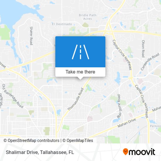 Shalimar Drive map