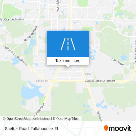 Mapa de Shelfer Road