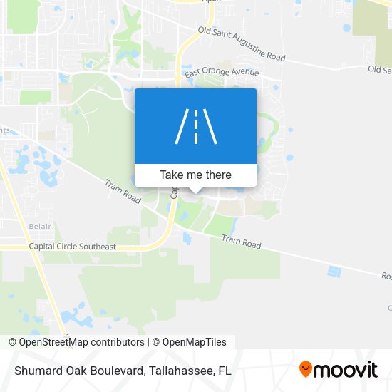 Mapa de Shumard Oak Boulevard