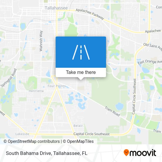 South Bahama Drive map