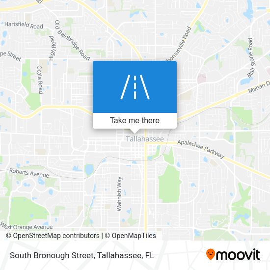 South Bronough Street map