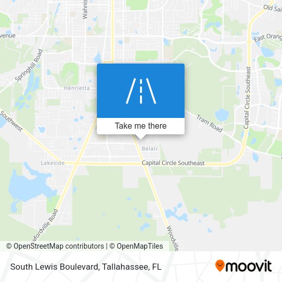 South Lewis Boulevard map