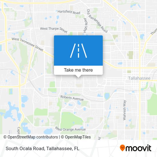 South Ocala Road map