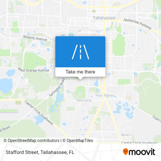Stafford Street map