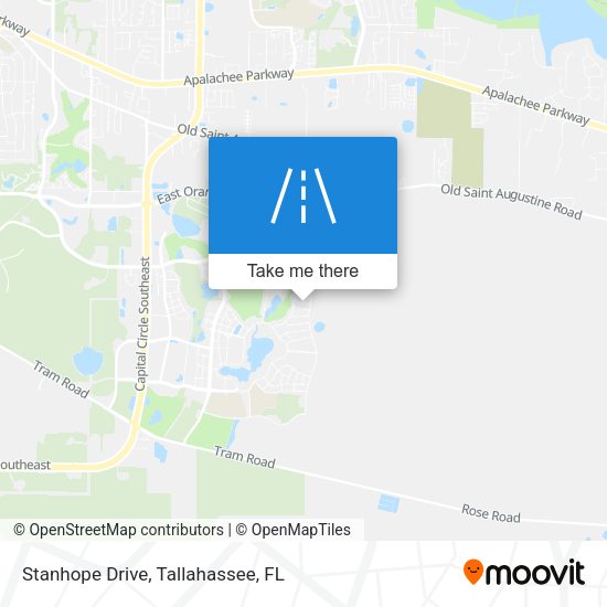 Stanhope Drive map