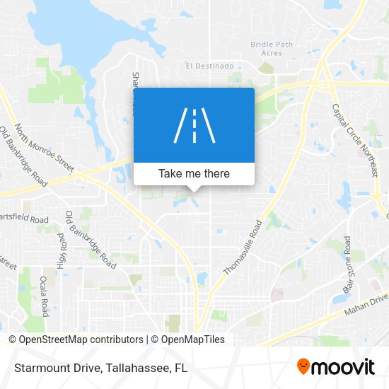 Starmount Drive map