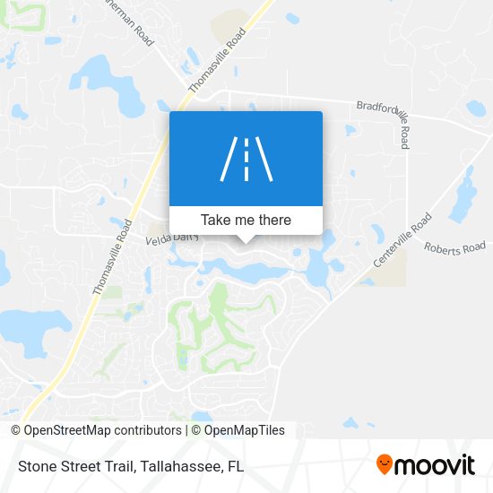 Stone Street Trail map