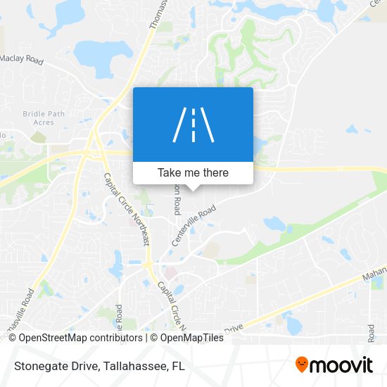 Mapa de Stonegate Drive