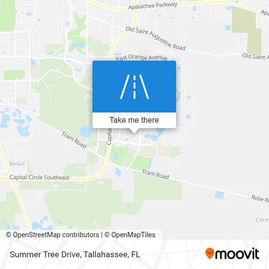 Summer Tree Drive map
