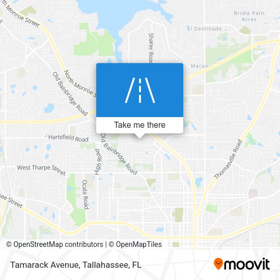 Mapa de Tamarack Avenue