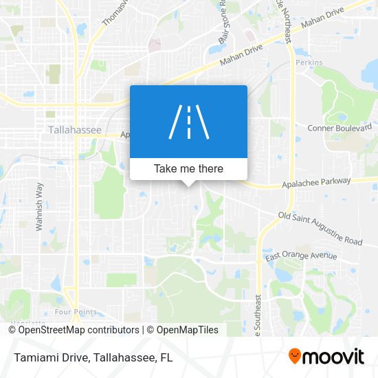 Tamiami Drive map
