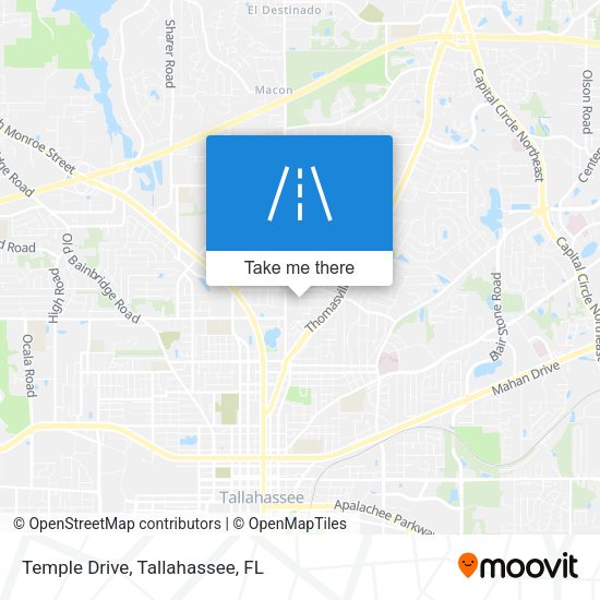 Mapa de Temple Drive