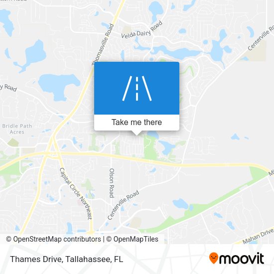 Mapa de Thames Drive