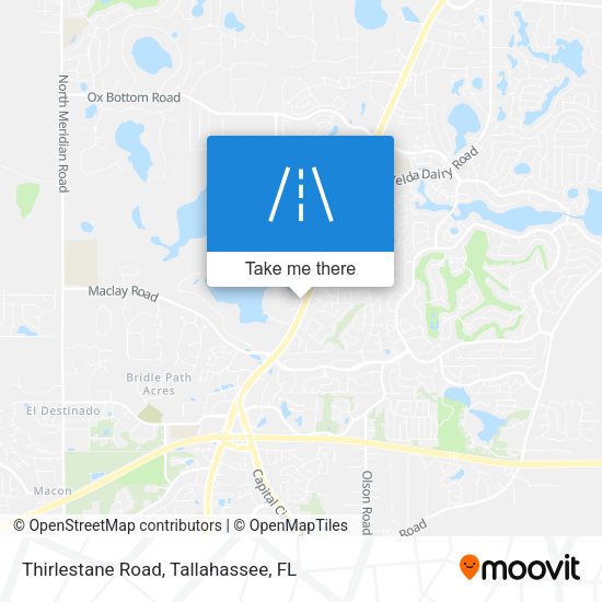 Mapa de Thirlestane Road