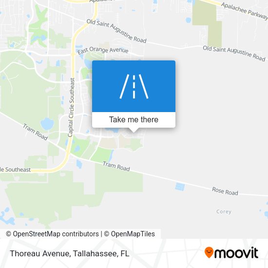 Mapa de Thoreau Avenue