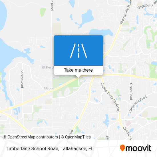 Timberlane School Road map