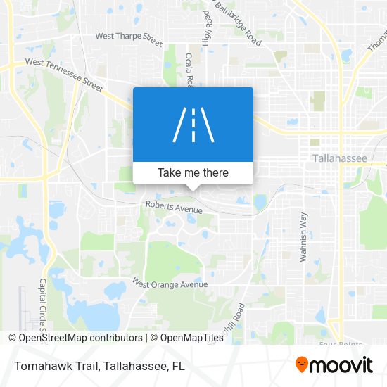 Tomahawk Trail map