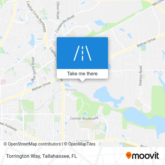 Torrington Way map