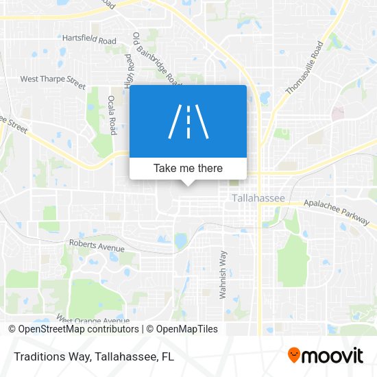 Traditions Way map