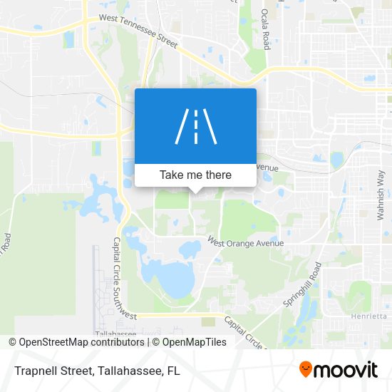 Trapnell Street map
