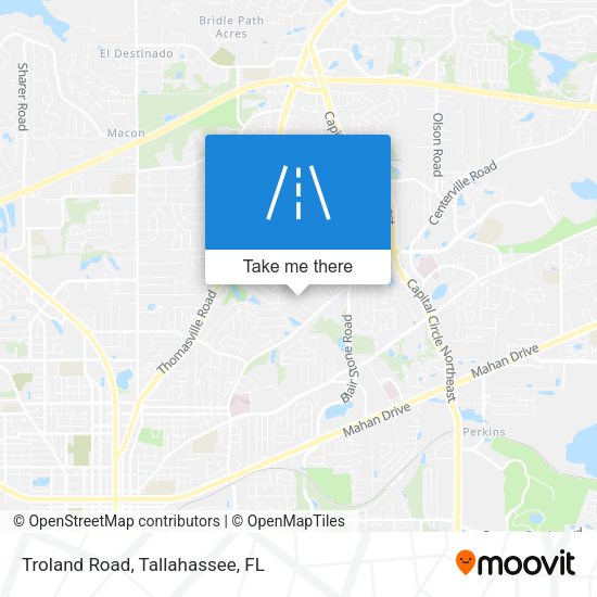 Mapa de Troland Road