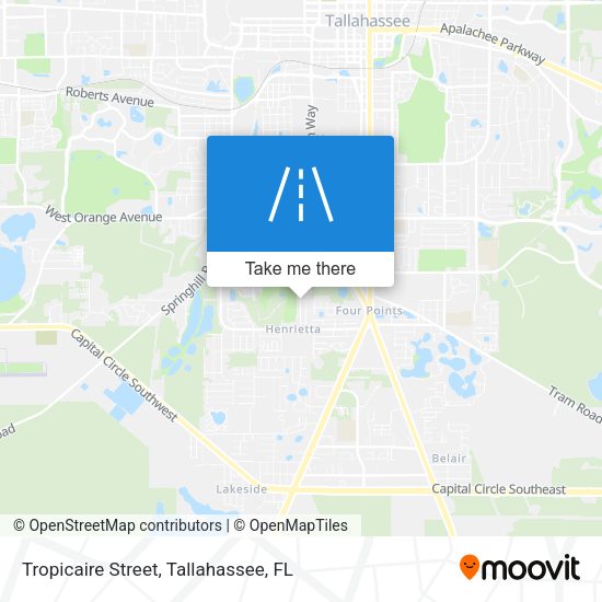 Tropicaire Street map