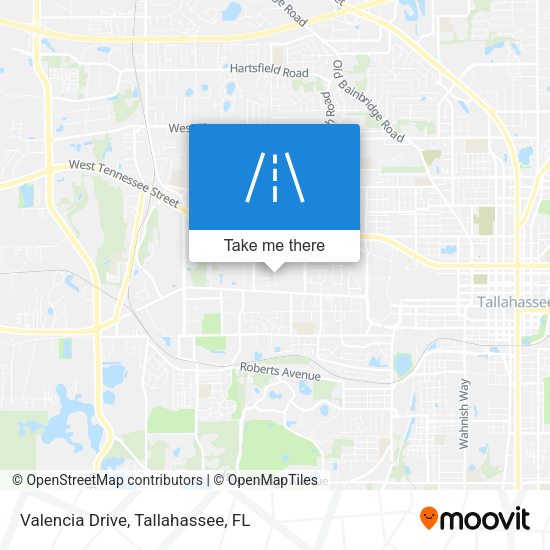 Valencia Drive map