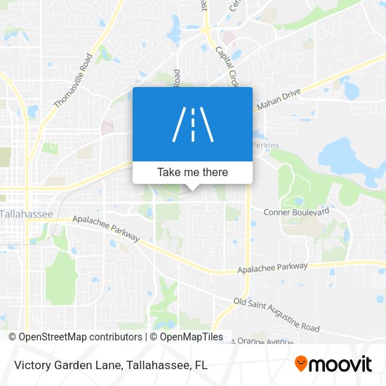 Victory Garden Lane map