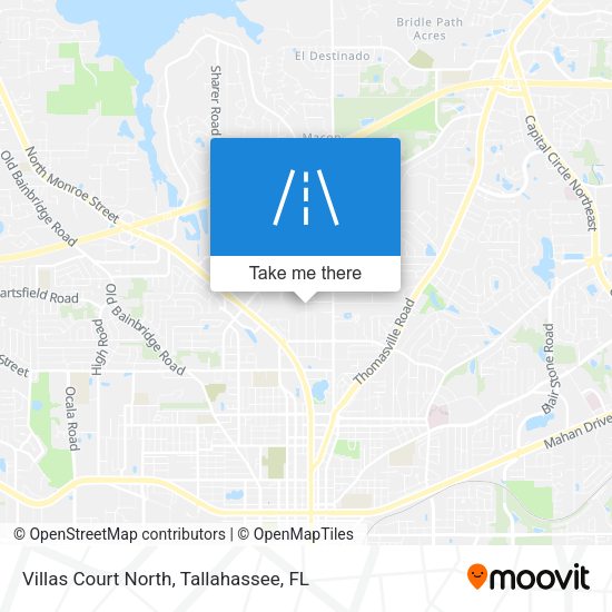 Mapa de Villas Court North