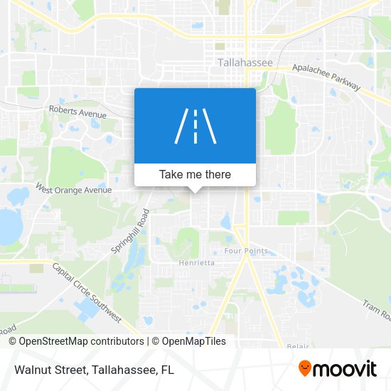 Mapa de Walnut Street