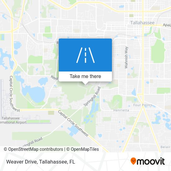 Mapa de Weaver Drive