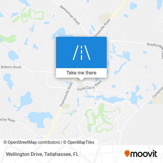 Wellington Drive map