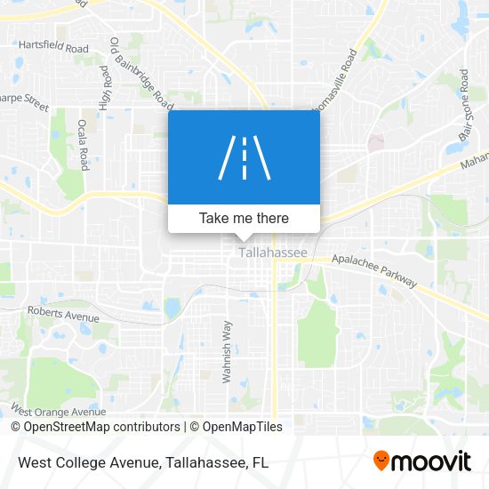 West College Avenue map
