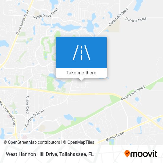 West Hannon Hill Drive map